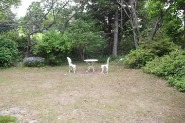 <p>The garden at the hostel</p>