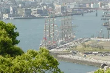 Foreign sail ships in 'Nagasaki Tall Ships Festival' in April