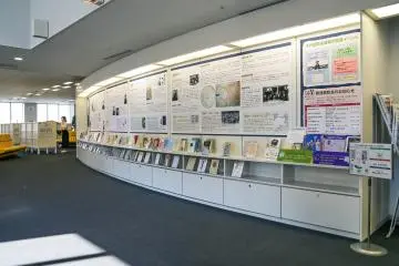 <p>Exhibit panel linked to Chiyoda is changed&nbsp;at odd intervals.</p>