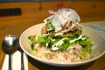 An interesting take on seafood and rice that is absolutely delicious!&nbsp;