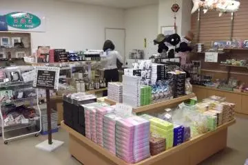 <p>The shop sells a good variety of souvenirs</p>