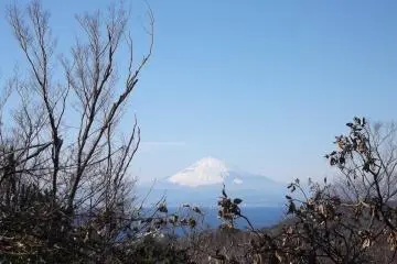 <p>And at one point on the climb up you have this view of Mount Fuji</p>
