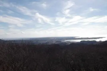 <p>The view down the Miura Peninsula</p>