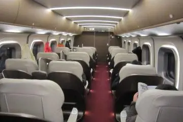 Inside the GranClass carriage, there are only 15 seats in the car
