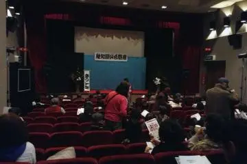 <p>The 150&nbsp;seat theater is actually a movie theater. Once a month it is converted into a stage where professional performers gather to entertain their&nbsp;fans and all those interested in traditional entertainment for a modern audience.</p>