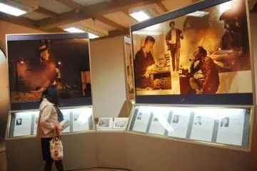 <p>Visitor and photo exhibition</p>