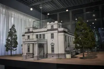 Scale model of the Shokodo School Hall in Matsuyama