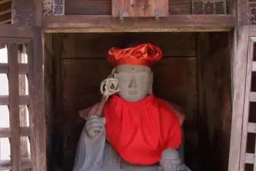 Statue in the temple.