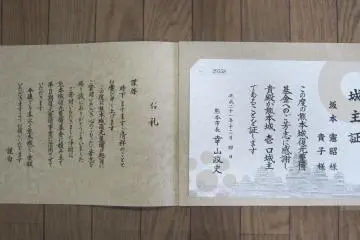 Contents of the certificate