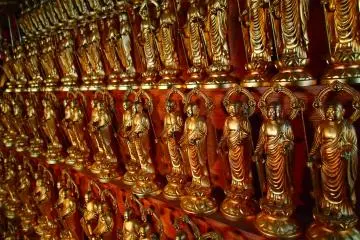 <p>Jizo Bosatsu statues, believed to be the guardian deity of Children, pregnant women, and travelers</p>