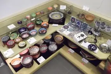 <p>Some of the ceramics for sale in the shop</p>