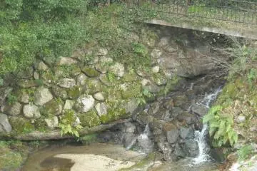 The river just below Yu no Zen property.