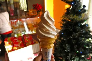Strawberry soft cream!