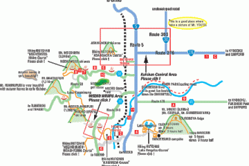 A general map oulining Kutchan and Niseko