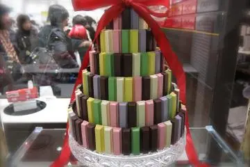 Oh mon dieu ! Un gâteau de KitKat ! Quel est vôtre saveur préférée parmi les KitKat ?