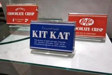 L'emballage d'origine des barres KitKat