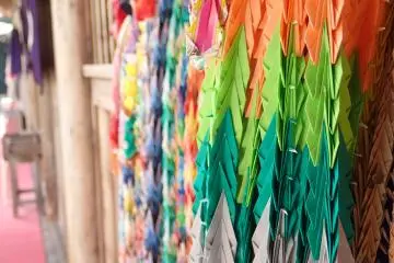 <p>Paper cranes</p>