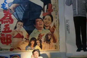 <p>Some of the many movie posters that line the walls of the museum.</p>