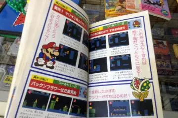 <p>Old video game player's guide. Ah, so I was supposed to jump 'over' the cliff.</p>
