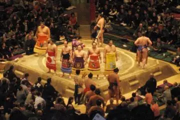 Sumo at Ryogoku Kokugikan