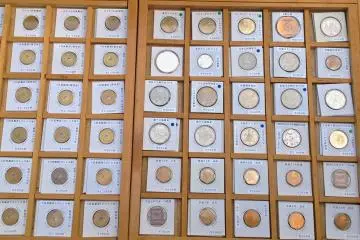 You can also find old coins, although I am not much of a coin collector and I have never bought them, I I couldn't say anything about authenticity of the same.