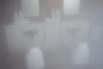 A very steamy shower