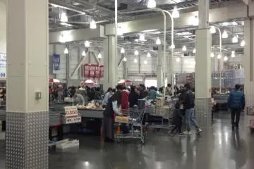 <p>The check out of Costco.</p>