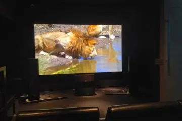 <p>Crisp images at high resolution&nbsp;and awesome audio systems.&nbsp;The theater makes sure that a motivated buyer wants to get his hands on these gadgets on the way out.</p>