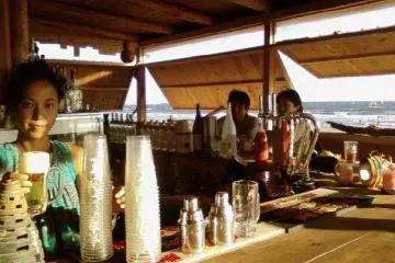 <p>Customer's-eye view of Bar Asia</p>