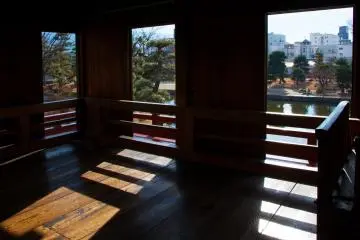 <p>A view from inside the castle.</p>