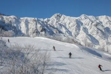Having fun on the slopes.