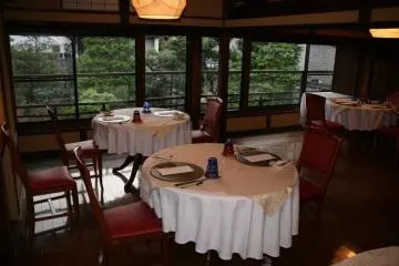 Garden view from yet another dining area at Narita.