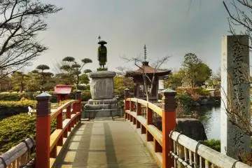 Kobo Daishi's magic spring next to the tea house