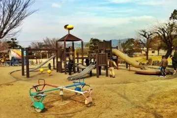 The playground area