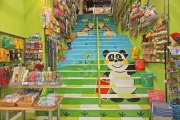 <p>The main staircase leading up to Doctor Fish.</p>
