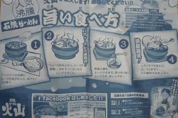 <p>The paper&nbsp;placemat one uses to protect one's clothing during the process of transferring the soup into the hot stone bowl includes some directions, but don't worry if you don't read Japanese, the staff will guide you. It's easier than&nbsp;cooking yakiniku, monjayaki&nbsp;or okonomiyaki at your table (which I advise any visitor to Japan to also try!)</p>