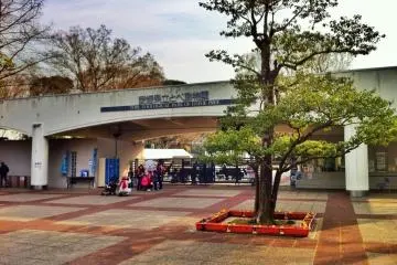The entrance