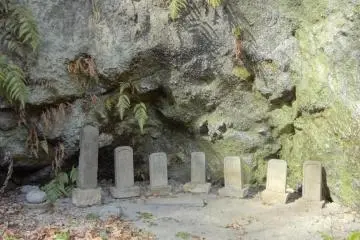 If you make your way to the innermost part of the premises, you will find a cemetery area.