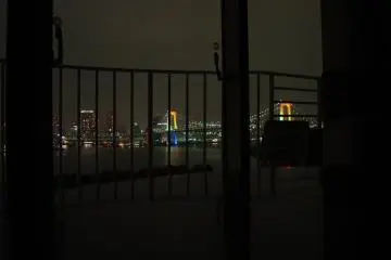 The rooms at the Hotel Nikko Tokyo offer beautiful night views.