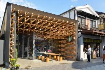 ตัวอย่าง Starbucks ดีไซน์เก๋ไก๋ในญี่ปุ่น (Photo: Niradj / Shutterstock.com)