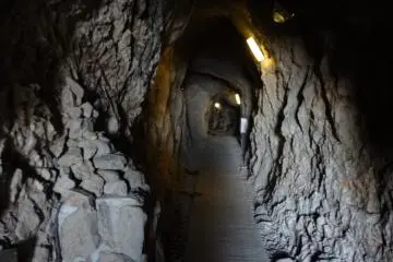<p>There is a cave here called Iwaya. The tide eroded the rocks for so long that several caves were formed. Now, we can explore two of them.</p>