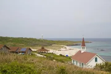 <p>View of the campground from the hill above</p>
