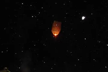 <p>So beautiful as the paper balloons takes to the sky.</p>