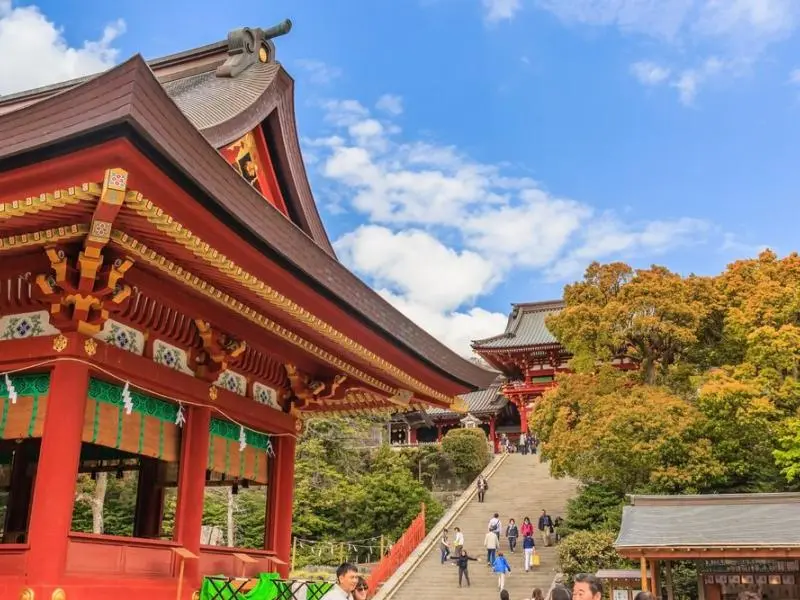 金色の村 Tsurugaoka Hachimangu Shrine - Kanagawa Attractions - Japan Travel